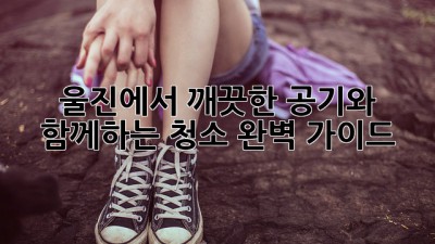울진에서 깨끗한 공기와 함께하는 청소 완벽 가이드